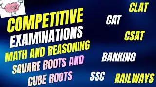 Square Roots And Cube Roots l Competitive Examinations l Math And Reasoning l Practice Questions 