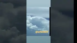 Unidentified Flying Object captured by pilot from the cockpit of the plane ~ April 4, 2023