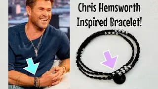 How to make a Chris Hemsworth inspired wrap around bracelet! Simple & fun design