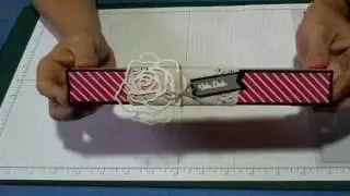 Knusperkugelverpackung mit Rosengarten Framelits und Pink mit Pep Papier