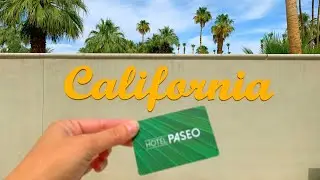 Our DUMPSTER VIEW ROOM in LUXURY | HOTEL PASEO | Palm Desert, California