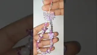 DIY🥰 beautiful cell phone strap || gantungan hp cantik.  #diy #subscribe #shorts #viralvideo
