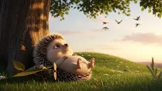 Little Hedgehog&rsquo;s🦔dream to fly | calming story | Forest stories 