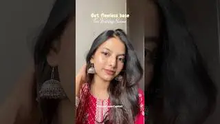 Silky Smooth Festive Makeup 💍&hearts;️with silk Foundation Most Affordable #makeup #beauty #shortsfeed
