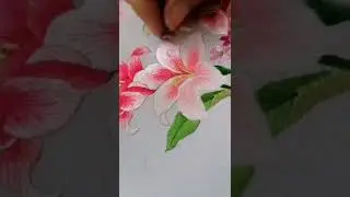 Heritage of intangible cultural heritage Suzhou embroidery - Lily tutorial#shorts