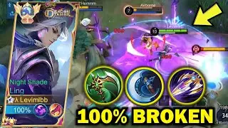 BUILD LING TERBARU 2023 DAMAGENYA SAKIT DARI EARLY SAMPAI LATE GAME!! - MLBB