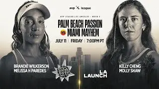 AVP LEAGUE WEEK 5 - LOS ANGELES, CA | Women &ndash; Palm Beach Passion v Miami Mayhem