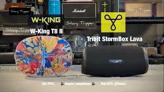W-King T8 II vs Tribit StormBox Lava