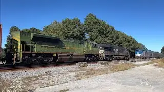 154 with a Dirty Illinois Terminal, a Very Late Amtrak, and 264 Passes 265 at Ray