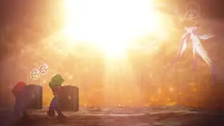 Mario & Luigi vs sephiroth but its in smash