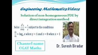Non homogeneous Partial differential equation by direct integration method| 18MAT21|21MAT21|Sure|VTU