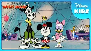 Minnie, Daisy, and Clarabelle Cow Try to Enjoy A Fancy Meal 🍽️ | Mickey & Friends | @disneykids