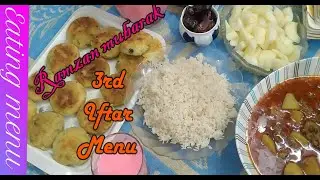 3rd iftar vlog || 🌙 3rd iftar menu by eating menu