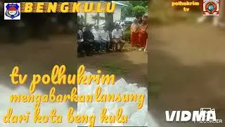 TV POLHUKRIM MENGABARKAN LANSUNG DARI KOTA BENGKULU UCAP YA ODITOR BORONSON
