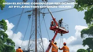 EFFURUN -WARRI Flyover Bridge  Electric Conductor Relocation At PTI Junction Update
