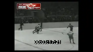 1958 USSR-2 - USA 2-1 Friendly ice hockey match, review 1