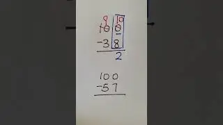 2-digit subtraction with regrouping | Elementary math for kids #elementarymath #shorts