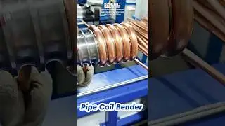 Copper Spiral Pipe Coil Bender Process