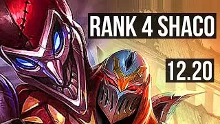 SHACO vs ZED (JNG) | Rank 4 Shaco, Quadra, Legendary, 32/3/9, 7 solo kills | TR Master | 12.20
