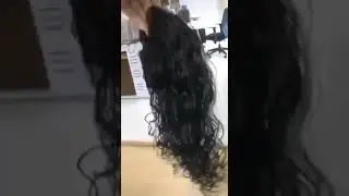 Curly silk top hair topper for thinning hair