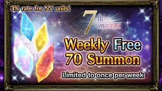 FFBE Summon Fest: 7th Anniversary Free 70 Summon (Week 1 - Aki)