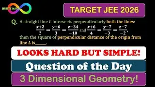 Looks Hard but Simple | 3 Dimensional Geometry | Question of the Day | JEE 2026