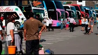 Restringen salida de buses en Yerbateros
