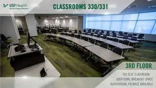 Plan Your Event at the USF Health Morsani College of Medicine: Classroom 330/331