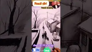 3D Pencil Art #shorts #viral #art #drawing #pencilart 🤠
