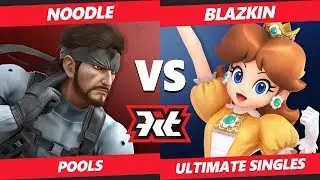 Smash Ultimate Tournament - Noodle (Snake) Vs. Blazkin (Daisy, Peach) KiT SSBU Singles Pools LR4