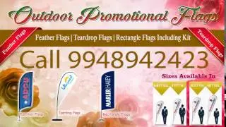 Feather Flag   Custom Printed Feather Flags for Event in Hyderabad