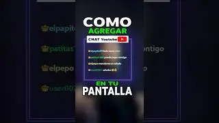 COMO MOSTRAR  EL CHAT de YouTube EN VIVO | Tutorial