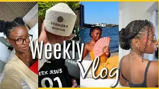WEEKLY VLOG | I still cant believe my lifeeeee, Mini Twist hairstyles, CHIT CHATS, Sephora Event