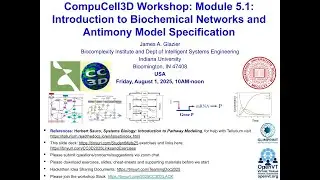 CompuCell3D WS 2025: 5.1: Introduction to Network Modeling [James Glazier] August 1, 2025