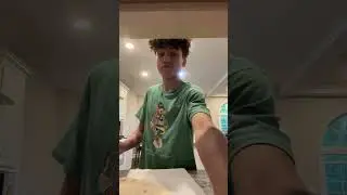 Making Neapolitan pizza . The reason I kept switching shirts is because I spilled pizza sauce