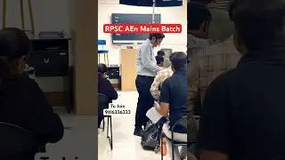 RPSC AEn Mains | SaSuTi | Dushyant Sir #rpscaen #sasuti #dushyantsir