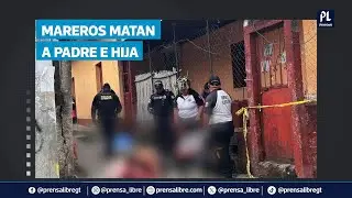 Padre e hija atacados a balazos en zona 18; iban con su familia cuando ocurrió el crimen