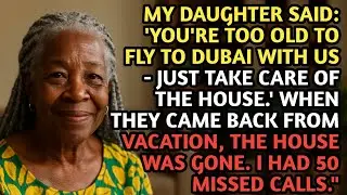 My Daughter Said: “You're Too Old to Fly With Us - Just Take Care of the House”. When They...
