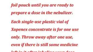 all about Xopenex Inhaler