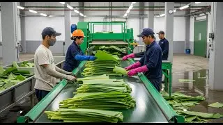 Inside the Largest High-Tech Banana Leaf Processing Factory You&rsquo;ve Never Seen Before