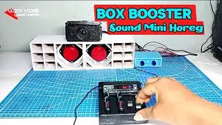 Diy miniatur sound system Box Spl  Booster 3 inch