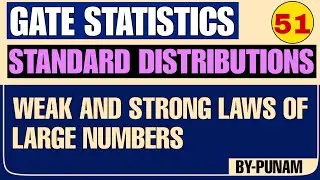 Weak and strong laws of large numbers | ONE SHOT VIDEO | GATE STATISTICS | Statistics by Punam |