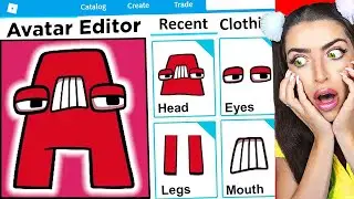 Making *ALPHABET LORE* a ROBLOX ACCOUNT!? (LETTER 
