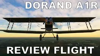 Real Physics Dorand AR1 A2 200 | Полный обзор полёта | Microsoft Flight Simulator