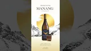 Introducing Manang Valley, where every glass is a masterpiece. ' Authentic Taste of the Himalayas