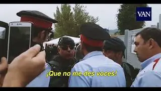 Refer&eacute;ndum Catalunya: tensi&oacute;n Guardia Civil contra Mossos
