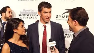 Michael Phelps at the SI Sportsperson of The Year 2016 Red Carpet Behind The Velvet Rope