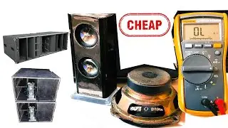 Line ARRAY Build SUPER CHEAP but HIGH Quality Sound