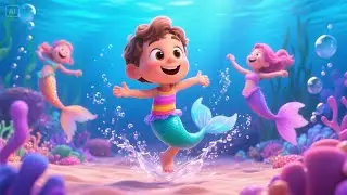 Mermaids Bubble Dance Song | Underwater Adventure for Kids | Fun Mermaid Rhymes