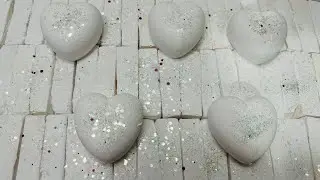 Bright White Chalk ASMR | Shiny Chalk ASMR Block 